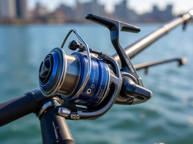 Shimano Stradic spinning reel close-up